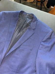 Blazer Hugo Boss 40L Huge6 Genius5 Trabaldo Togna 1840 Super 120 Uomo Blu - Foto 1 di 22