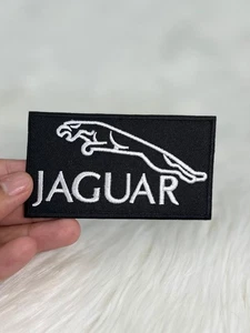 Jaguar Luxury Car Emblem Embroidered Patch Iron On Sew On British Racing Badge - Picture 1 of 3