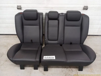 Land Rover LR2 Set Of Upper & Lower Rear Leather Seat Black Fits 2008-2012 08 09 Foto 1 de 4