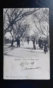 Sassari 1909 Viale Dell'acquedotto Animata Nv Fp - Foto 1 di 2