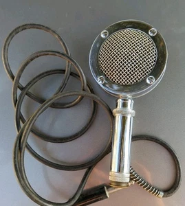 ASTATIC D104 MIC HEAD Untested No Stand Chrome Color. - Picture 1 of 3