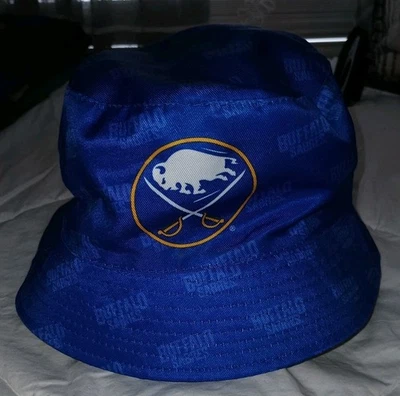 NUEVO SIN ETIQUETAS Buffalo Sabres NHL Bucket Hat Reversible!  Foto 1 de 2