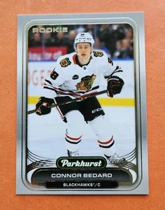 Connor Bedard RC, 2023-24 Parkhurst Hockey Silver Rookie #70, Chicago Blackhawks - Foto 1 di 2