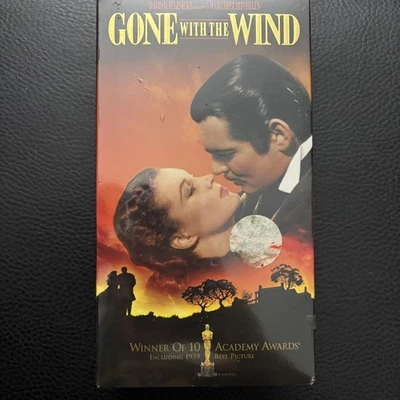 Gone With the Wind VHS 2 Tape Box Set SEALED From 1998 Classic Rare - Image 1 of 4