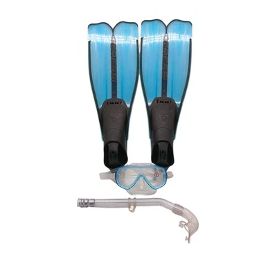 Cressi Unisex-Tauchset Rondinella Bag, Aquamarin, 43/44 Blau - Bild 1 von 4