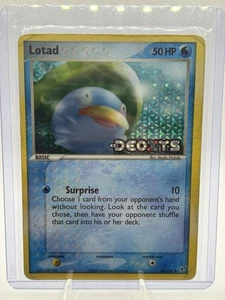 Lotad - 35/107 - Pokemon Ex Deoxys Reverse Holo Rare - Picture 1 of 2