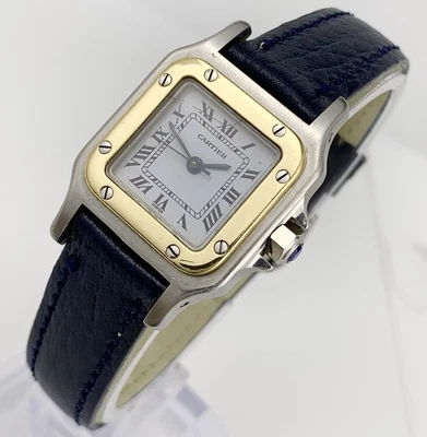 Cartier Santos Galbee Lady | Edelstahl & 18K Gold | Originale Cartier Box | 24mm - Bild 1 von 4