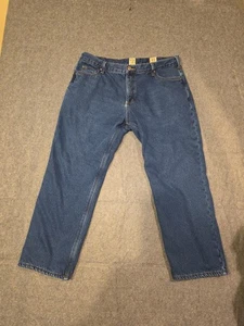 Pantalones de mezclilla para hombre 40X30 PELIRROJA forrados de franela calce relajado. 0014 - Imagen 1 de 15