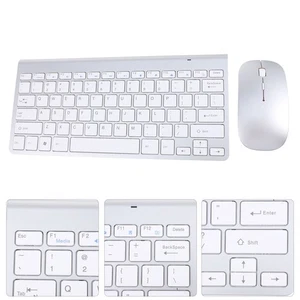 Wireless Keyboard and Mouse Set Mechanical Computer Accessory Simple - Zdjęcie 1 z 12