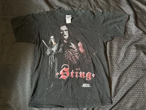 Sting WCW/NWO Authentic Shirt Childs Medium Vintage *Damaged Bleach Stains* - Picture 1 of 6
