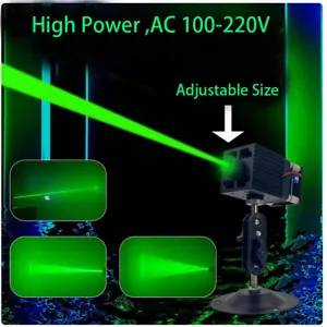 AC110-220V Adjustable Beam Green Laser Pointer Lamp Landmark Signal Light - Picture 1 of 7