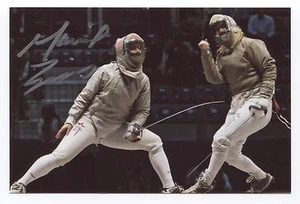Mariel Zagunis Signed Photograph Autographed Olympic Gold Medalist in Fencing - Picture 1 of 2
