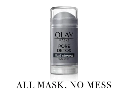 1 PACK.Olay Masks Pore Detox Black Charcoal Clay Face Mask Stick NEW 1.7 oz each - Image 1 of 4