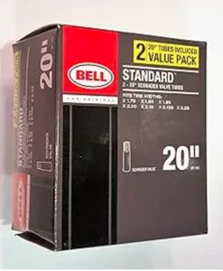 Bell Standard Set of two 20 Inch Schrader Valve Bike Tubes - Picture 1 of 1
