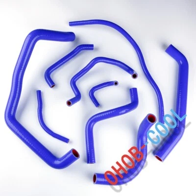 Kits de manguera de radiador de refrigerante de silicona azul para Honda CBR954RR CBR 954 RR 2002 2003 Foto 1 de 4