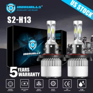 H13 LED Headlight Bulbs For Ford F150 2004-2014 F-250 F-350 Super Duty 2005-2020 - Picture 1 of 12