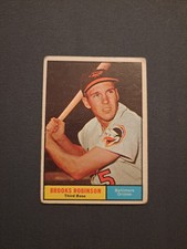 Brooks Robinson 1961 Topps Vintage #10 PR Bk. 50$ Orioles