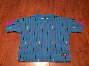 Adidas X Classics LEGO T-shirt Shock Blue size 5T Blue with Red Stripes. - Picture 1 of 8