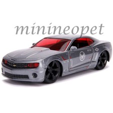 JADA 31844 MARVEL AVENGERS WAR MACHINE 2010 CHEVROLET CAMARO 1/32 DIECAST SILVER