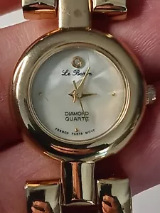 le baron diamond quartz fashion watch for women 2 jewels - Picture 1 of 9