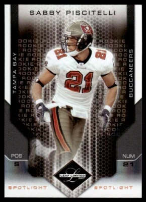 2007 Leaf Limited Bronze Spotlight Sabby Piscitelli RC 18/32 Bucs #271 - Image 1 of 2