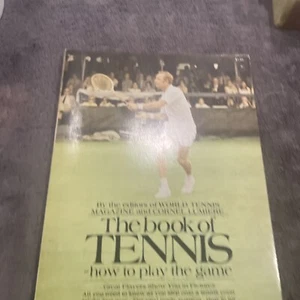 THE BOOK OF TENNIS-HOW TO PLAY THE GAME CORNEL LUMIERE 1965 Rod Laver Cover - Foto 1 di 17