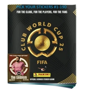 2025 Panini FIFA Club World Cup (PICK YOUR STICKER #1-190) Messi Collect - Picture 1 of 1