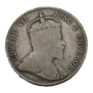 25 centavos Ceilán 1908 - Imagen 1 de 2