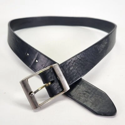 Fife & Drum by Paris Belt 32 卵石纹天然皮革黑色复古 — 第 1/4 张图片