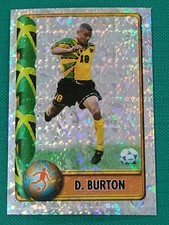 1998 Navarrete France World Cup FIFA Ax Sticker #340B DEON BURTON Jamaica FOIL