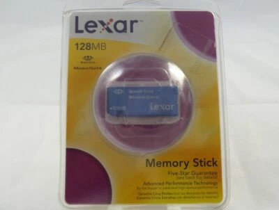 Lexar Media 128MB Memory Stick (MS128-460) - Image 1 of 2