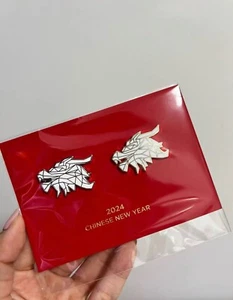 Tesla Official The Year of Dragon 2024 Pin Set (New) - Picture 1 of 1