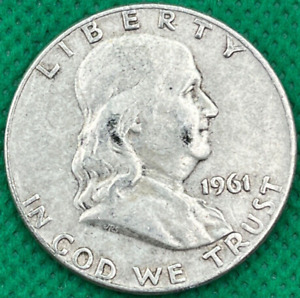 1961-D Franklin Half Dollar - 90% Silver(1124d)