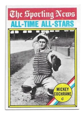 1976 Topps #348 Mickey Cochran All-Time All-Star, Philadelphia Athletics - Image 1 of 3
