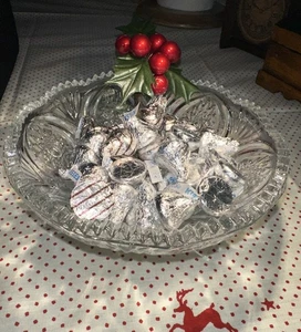 Vintage Clear Glass Candy Dish Footed 6 1/2”x2 1/2” - Picture 1 of 13