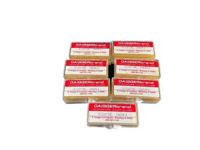 DAIGGER Glass Microscope Slide Covers 15mm Diameter Circles #1 G15973 (7oz/cs) - Image 1 of 4