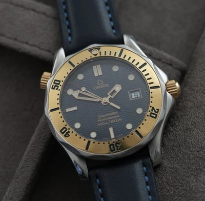 OMEGA Seamaster Professional Diver 300M Cal.1538 Quartz, 36mm Gold/steel - Image 1 of 4