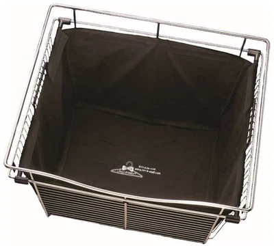 Bolso Cesta de Tela Rev-A-Shelf CHBI-241418-1 Clásico Armario 14-1/2" - Negro Foto 1 de 3