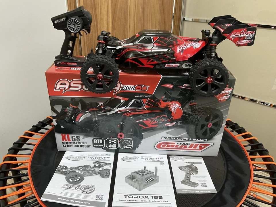 Team Corally C-00288-R ASUGA XLR 6S RTR Brushless Power Rot - Bild 1 von 4