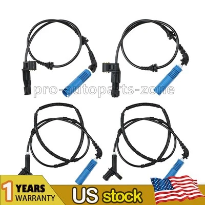 Sensor de velocidad de rueda ABS delantero y trasero 4 piezas para BMW E46 325i 330i 325Ci 328Ci M3 Foto 1 de 4