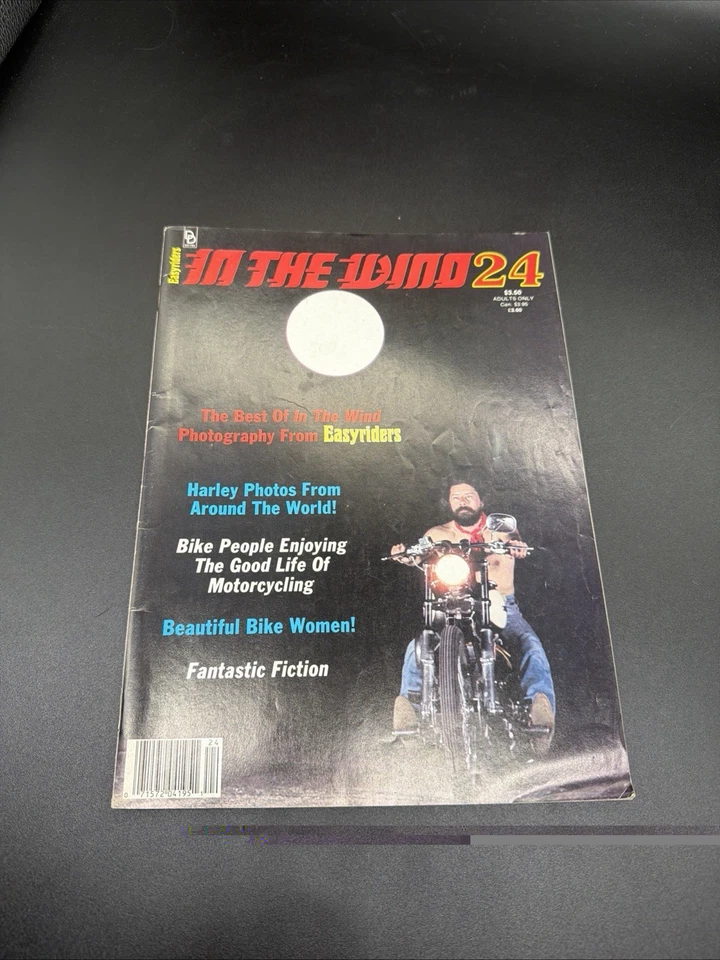 In The Wind Easyriders Magazine # 24 1986 photography Harley Davidson Motorcycle - Image 1 of 2