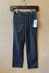 Polo Ralph Lauren Boys Dark Grey Holiday Pants Size 7 - Picture 1 of 3