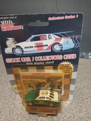 Tarjeta de coche/coleccionistas Racing Champions Stock con soporte de exhibición Harry Gant #33 Foto 1 de 4