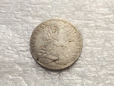 Austria Bohemia Prague 1720 3 Kreuzer Charles IV Silver F CA578 - Image 1 of 2