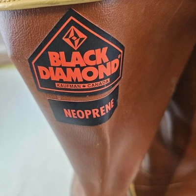 Black Diamond Kaufman Canada Neoprene Rubber Work Boots Oil Acid Resistant sz 10 - Image 1 of 4