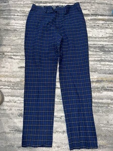 Todd Snyder x Footjoy Pants Check Plaid Mens Size Large Golf Blue NWOT - Picture 1 of 10