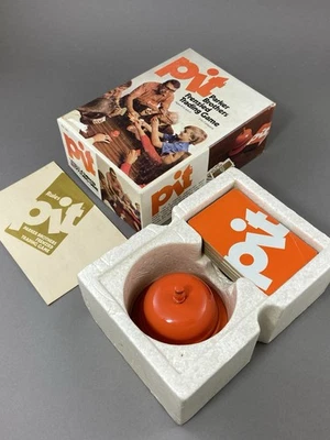 Vintage 1973 Parker Brothers Pit Trading Card Game w/ Orange Bell & Instructions - Image 1 of 4
