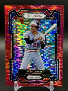 Panini Prizm Rod Carew Red Pulsar 2024 #340/399 Twins - Photo 1/3