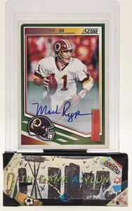 💥2025 Panini Score Football Mark Rypien QB AUTO WSU Redskins QB SB Legend!💥 - Bild 1 von 2