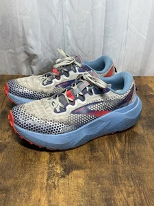 Brooks Caldera 6 Trail Running Shoes Womens Sz 10 B Oyster Blue - Picture 1 of 14
